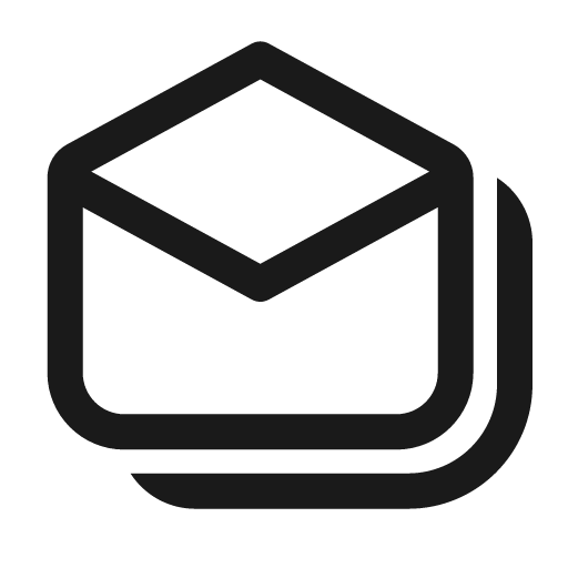 Mail all read 24 regular icon, solid style, from Fluent UI System Icons