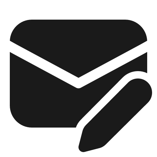 Mail edit 32 filled icon, filled style, from Fluent UI System Icons