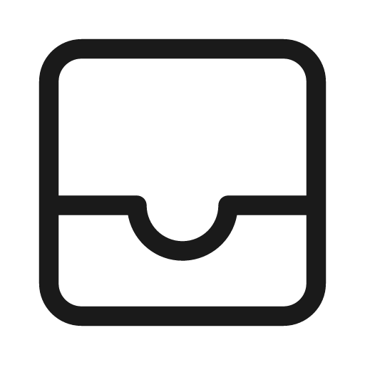 Mail inbox 28 regular icon, solid style, from Fluent UI System Icons