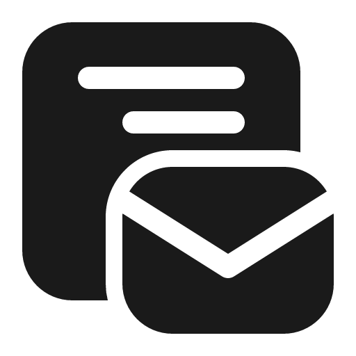 Mail template 32 filled icon, filled style, from Fluent UI System Icons