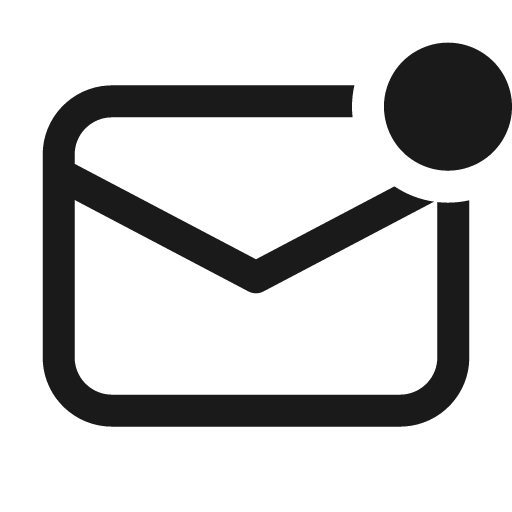 Mail unread 24 regular icon, solid style, from Fluent UI System Icons