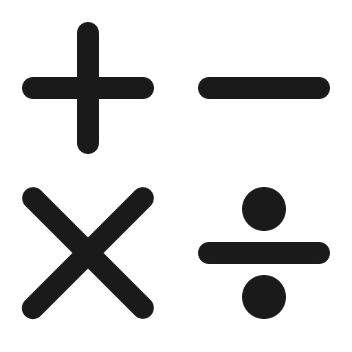 Math symbols 32 regular icon, solid style, from Fluent UI System Icons