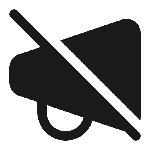 Megaphone off 16 filled icon, filled style, from Fluent UI System Icons