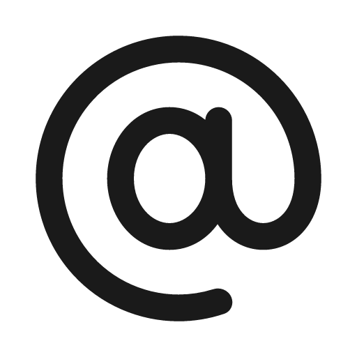 Mention 20 filled icon, filled style, from Fluent UI System Icons
