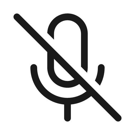 Mic off 20 regular icon, solid style, from Fluent UI System Icons