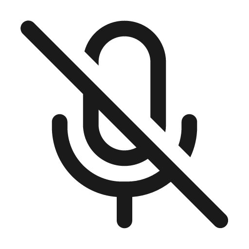 Mic off 24 regular icon, solid style, from Fluent UI System Icons
