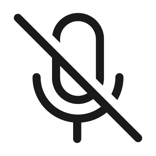 Mic off 48 regular icon, solid style, from Fluent UI System Icons