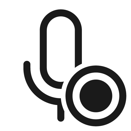 Mic record 28 regular icon, solid style, from Fluent UI System Icons