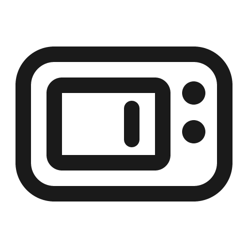Microwave 16 regular icon, solid style, from Fluent UI System Icons