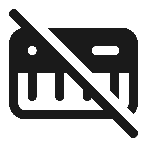 Midi off 16 filled icon, filled style, from Fluent UI System Icons