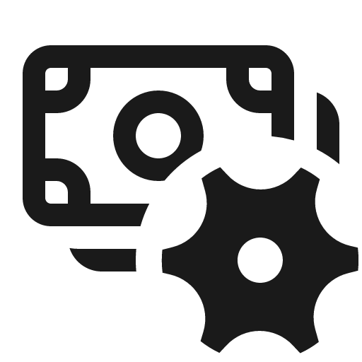 Money settings 16 regular icon, solid style, from Fluent UI System Icons