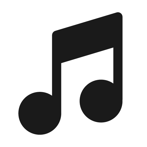 Music note 2 24 filled icon, filled style, from Fluent UI System Icons
