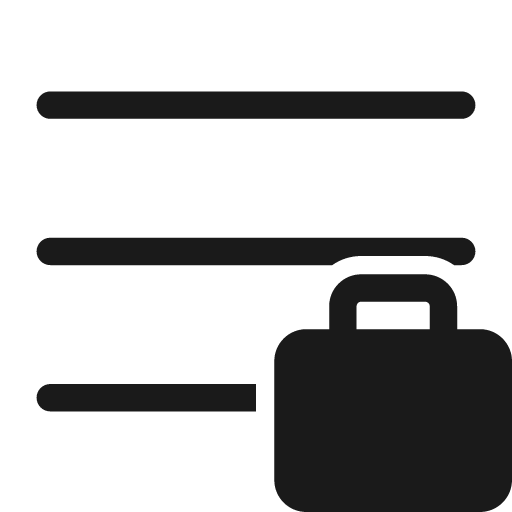 Navigation briefcase 28 regular icon, solid style, from Fluent UI System Icons