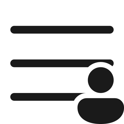 Navigation person 24 regular icon, solid style, from Fluent UI System Icons