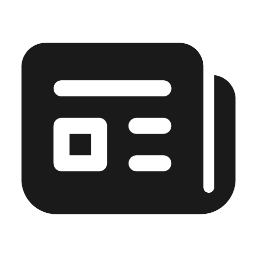News 24 filled icon, filled style, from Fluent UI System Icons