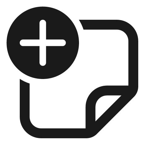 Note add 24 regular icon, solid style, from Fluent UI System Icons