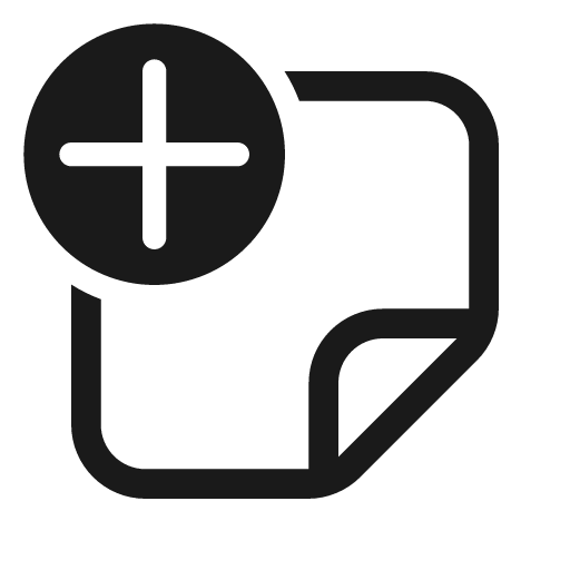 Note add 48 regular icon, solid style, from Fluent UI System Icons