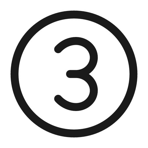 Number circle 3 28 regular icon, solid style, from Fluent UI System Icons
