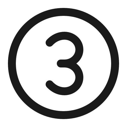 Number circle 3 32 regular icon, solid style, from Fluent UI System Icons
