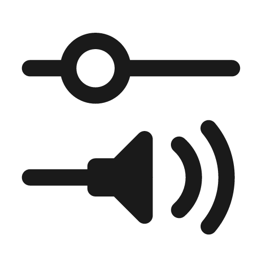 Options speaker 24 regular icon, solid style, from Fluent UI System Icons