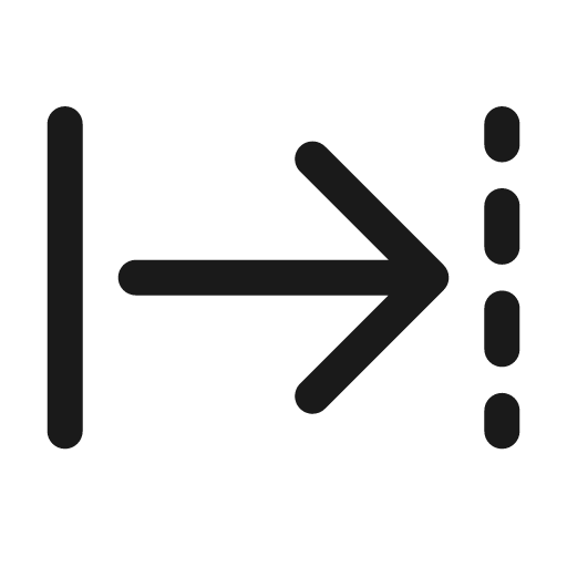 Padding right 24 regular icon, solid style, from Fluent UI System Icons