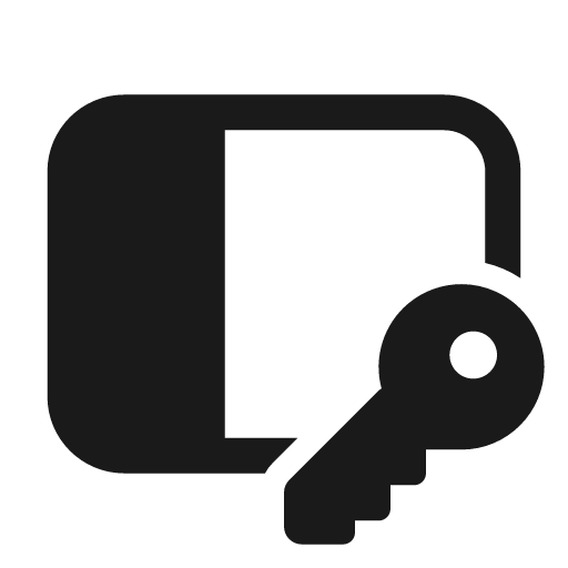 Panel left key 24 filled icon, filled style, from Fluent UI System Icons
