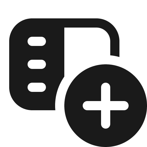 Panel left text add 16 filled icon, filled style, from Fluent UI System Icons