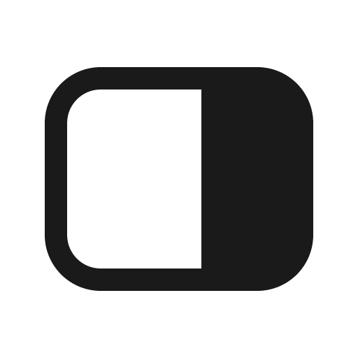 Panel right 16 filled icon, filled style, from Fluent UI System Icons