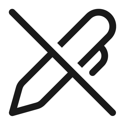 Pen off 28 regular icon, solid style, from Fluent UI System Icons