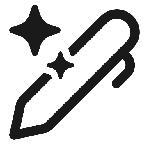 Pen sparkle 32 regular icon, solid style, from Fluent UI System Icons
