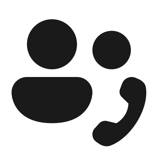 People call 20 filled icon, filled style, from Fluent UI System Icons