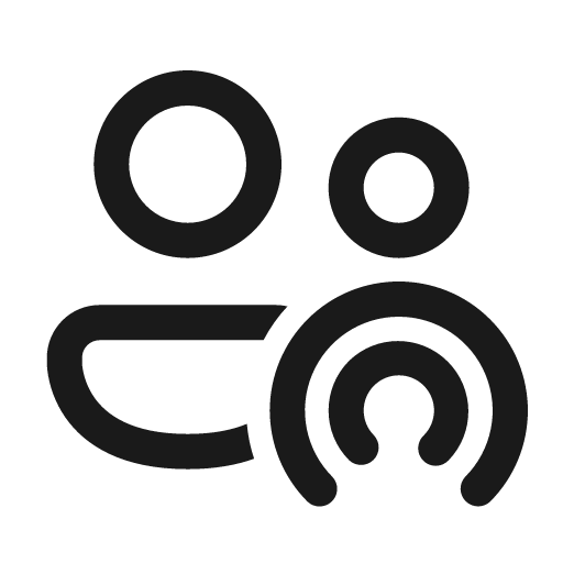 People communication 24 regular icon, solid style, from Fluent UI System Icons