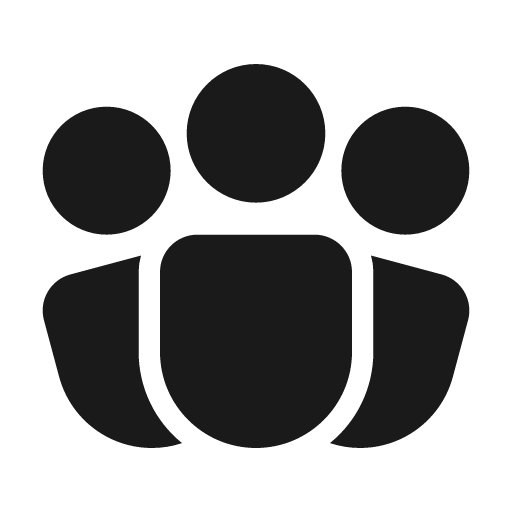 People community 24 filled icon, filled style, from Fluent UI System Icons