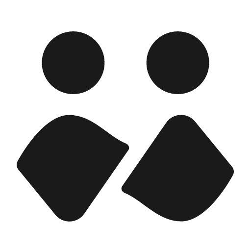 People interwoven 24 filled icon, filled style, from Fluent UI System Icons