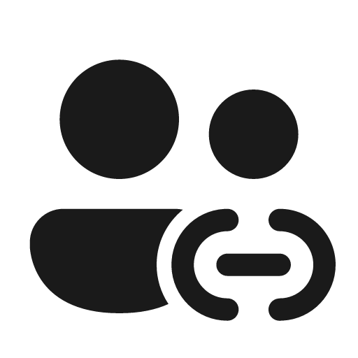 People link 24 filled icon, filled style, from Fluent UI System Icons