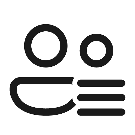 People list 28 regular icon, solid style, from Fluent UI System Icons