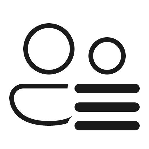 People list 32 light icon, light style, from Fluent UI System Icons