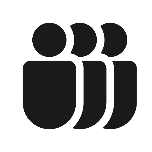 People queue 20 filled icon, filled style, from Fluent UI System Icons