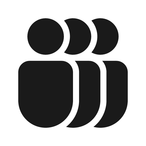 People queue 48 filled icon, filled style, from Fluent UI System Icons
