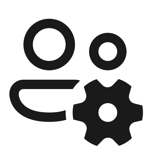 People settings 32 regular icon, solid style, from Fluent UI System Icons