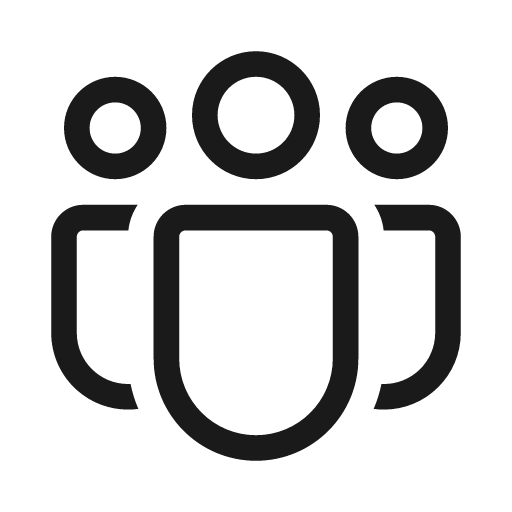 People team 20 regular icon, solid style, from Fluent UI System Icons