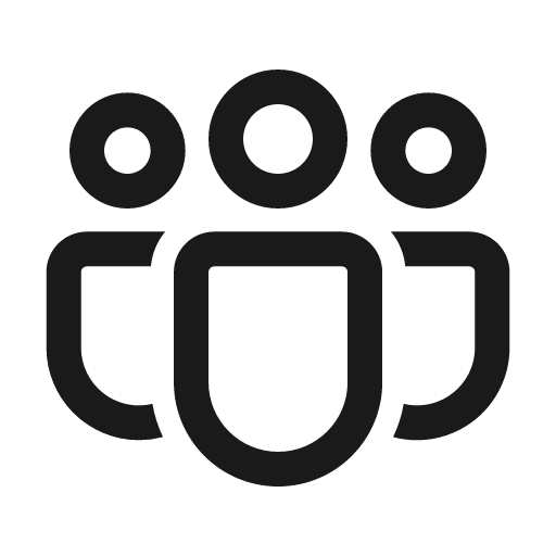 People team 24 regular icon, solid style, from Fluent UI System Icons