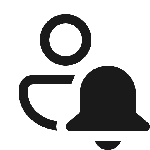 Person alert 16 regular icon, solid style, from Fluent UI System Icons