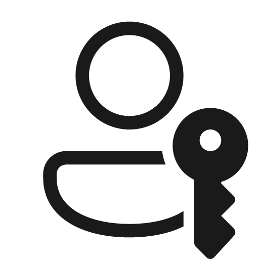 Person passkey 48 regular icon, solid style, from Fluent UI System Icons