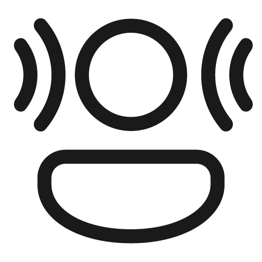 Person sound spatial 28 regular icon, solid style, from Fluent UI System Icons