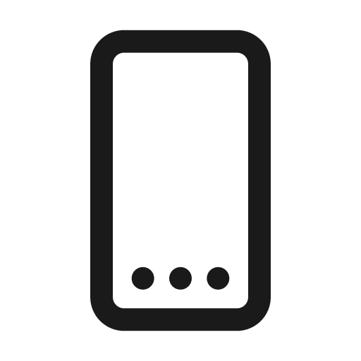 Phone pagination 24 regular icon, solid style, from Fluent UI System Icons