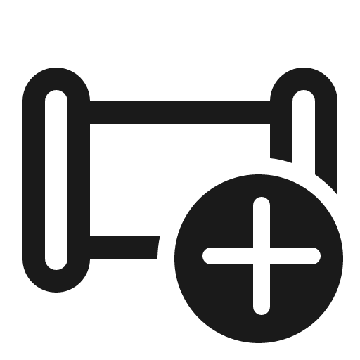 Pipeline add 32 regular icon, solid style, from Fluent UI System Icons