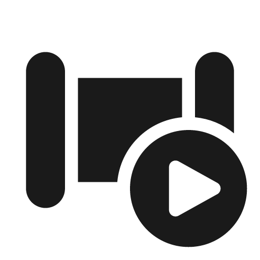 Pipeline play 20 filled icon, filled style, from Fluent UI System Icons