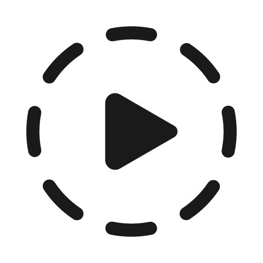 Play circle hint 20 regular icon, solid style, from Fluent UI System Icons
