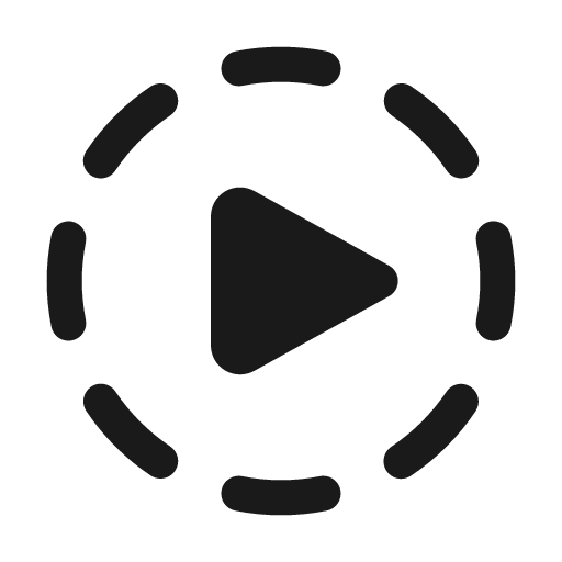 Play circle hint 24 regular icon, solid style, from Fluent UI System Icons